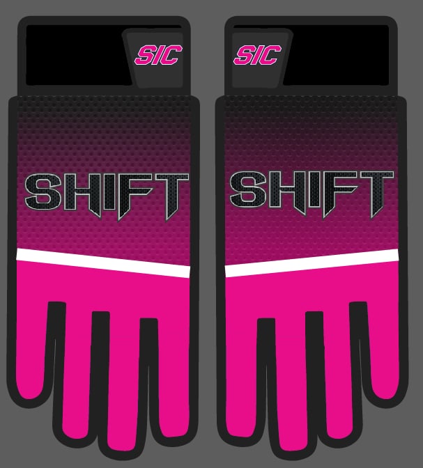 Shift Indoor Cricket Gloves - Pink (Medium - Large)